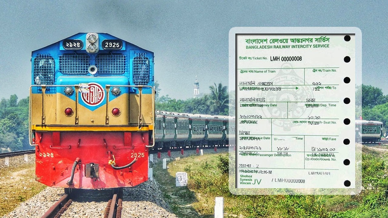 ঢাকা-বহির্গামী ট্রেনের আসন ৩৩০০০-এর বেশি, যখন যেভাবে মিলবে টিকিট