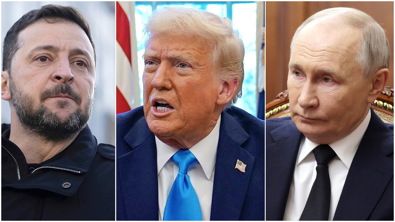 যুদ্ধ বন্ধে পুতিনের সঙ্গে জেলেনস্কিকে আলোচনায় বসতে বললেন ট্রাম্প