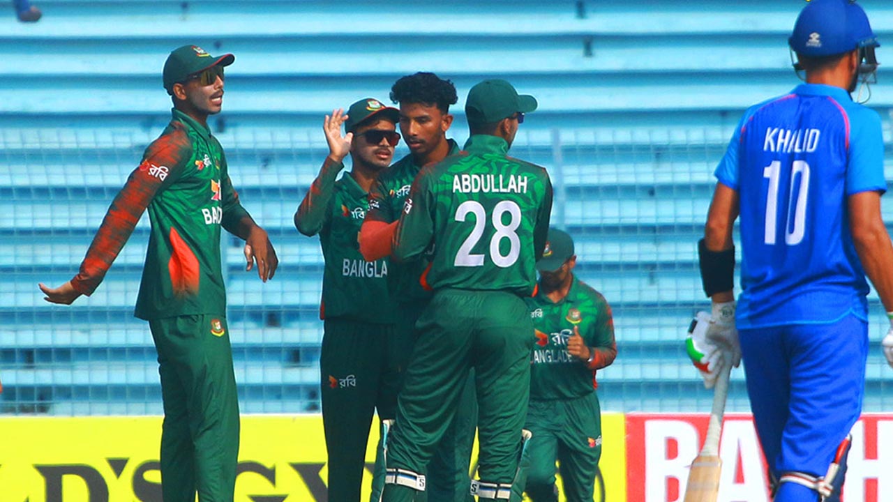 আফগানদের কাছে টানা দ্বিতীয় হার বাংলাদেশের
