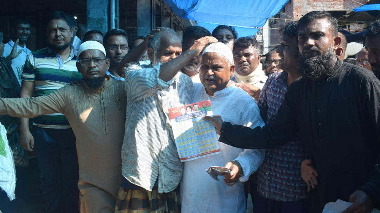 রংপুর-৩ আসন : জাপার দুর্গ দখলের আশা, প্রচারণায় বিএনপি প্রার্থী