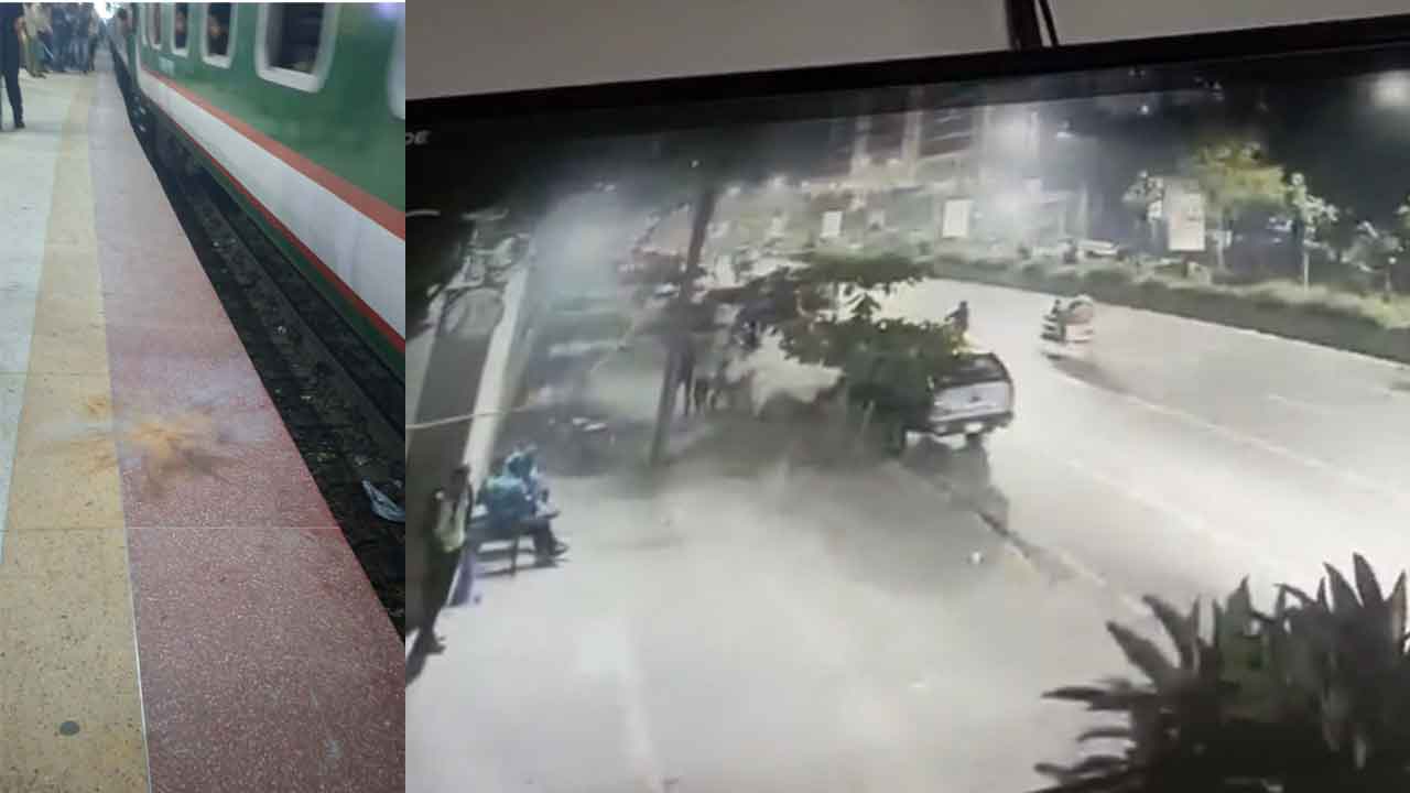 আগারগাঁও ও বিমানবন্দর রেলস্টেশনে ককটেল বিস্ফোরণ