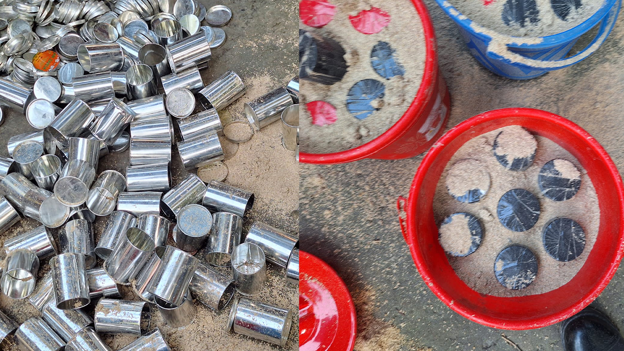 মুন্সীগঞ্জে তিন বালতি অবিস্ফোরিত ককটেল উদ্ধার, আটক ১