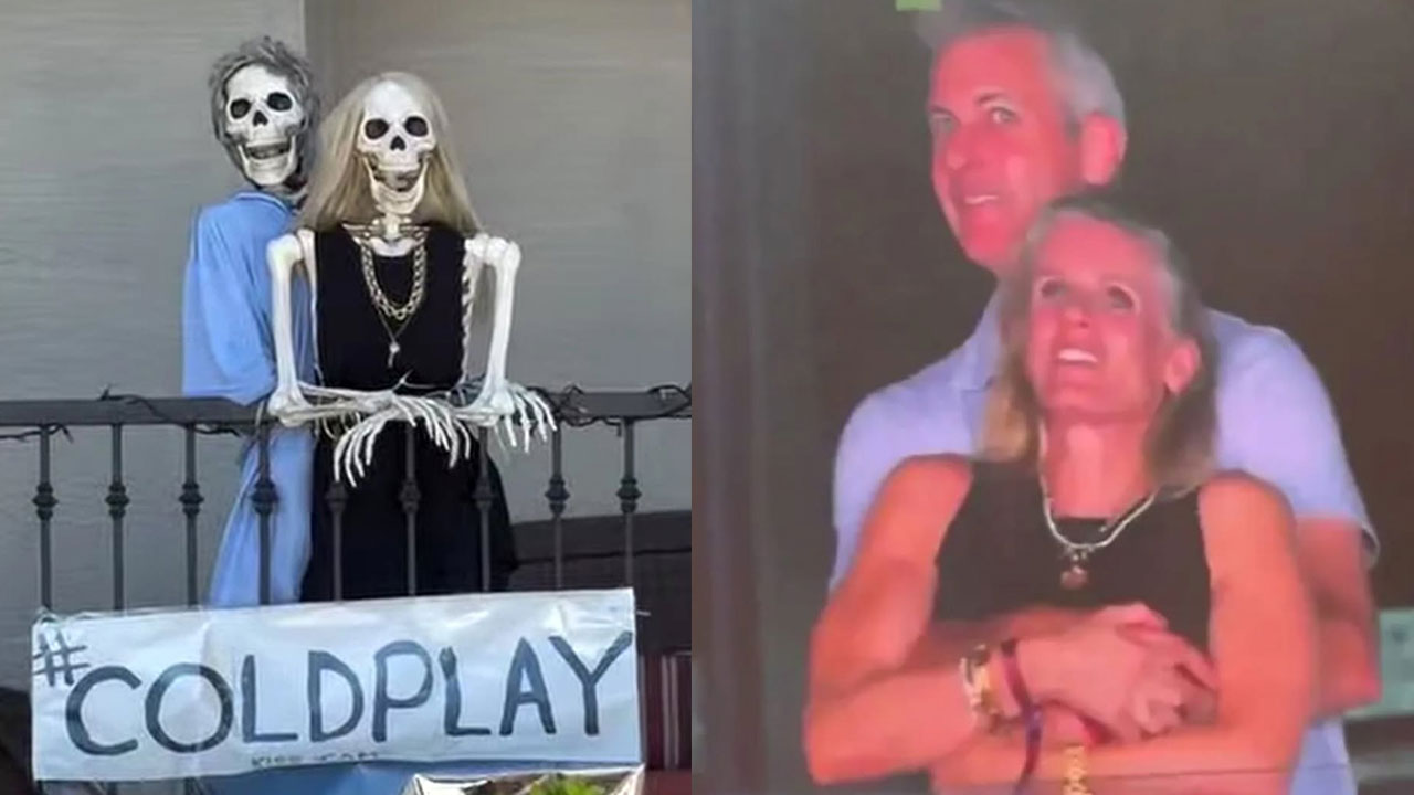 হ্যালোইনে ফিরে এলো কোল্ডপ্লের সেই ভাইরাল দৃশ্য!