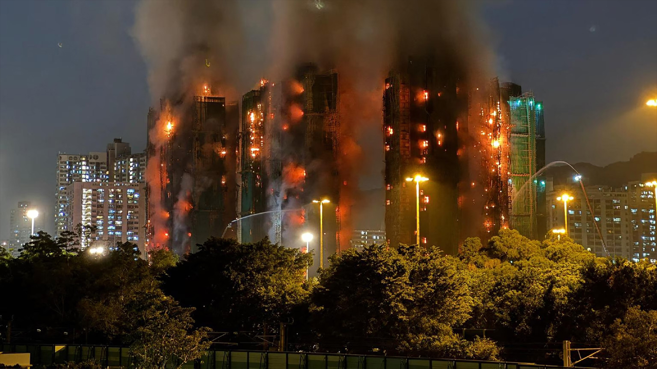 হংকংয়ে অগ্নিকাণ্ডে নিহত বেড়ে ৫৫