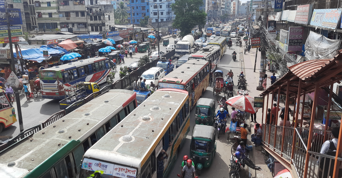 রাজধানীর নতুনবাজার-রামপুরা ব্রিজ-কাকলী পর্যন্ত আরও যানজটের আশঙ্কা