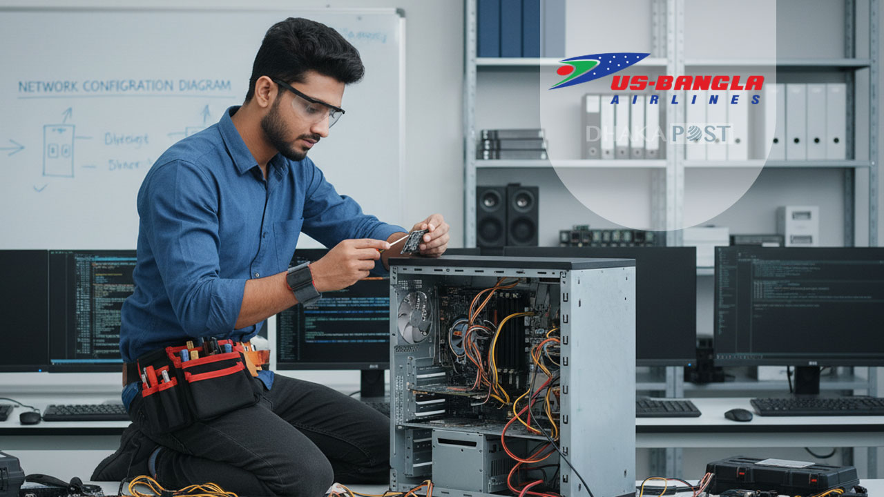 ইউএস-বাংলা এয়ারলাইন্সে চাকরির বিজ্ঞপ্তি, অনলাইনে চলছে আবেদন