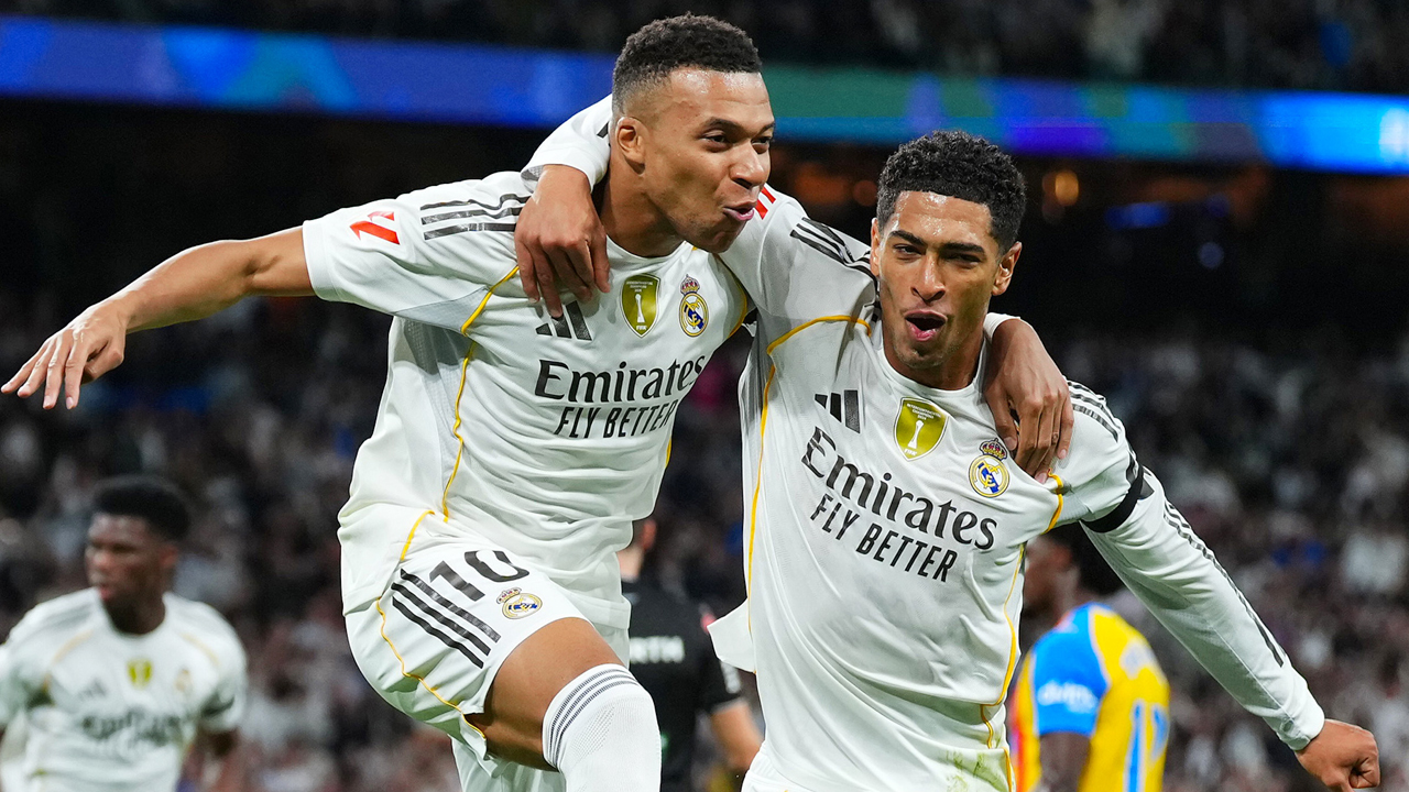 এমবাপের জোড়া গোলে রিয়ালের বড় জয়