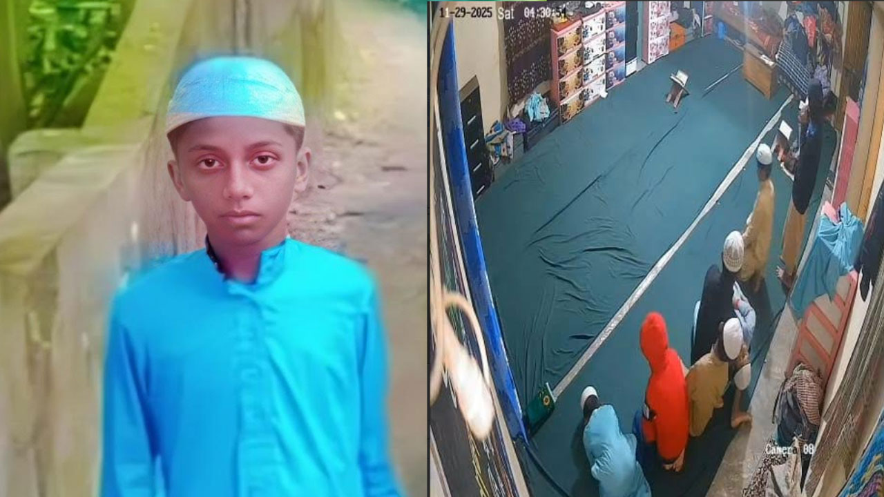 নামাজের মধ্যেই মৃত্যুর কোলে ঢলে পড়ল মাদরাসাছাত্র