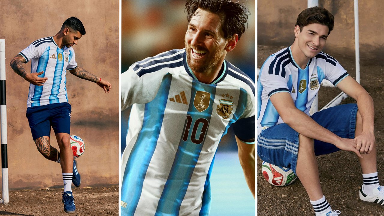 ব্রাজিলিয়ান ডিজাইনারের হাতে প্রস্তুত মেসিদের বিশ্বকাপ জার্সি