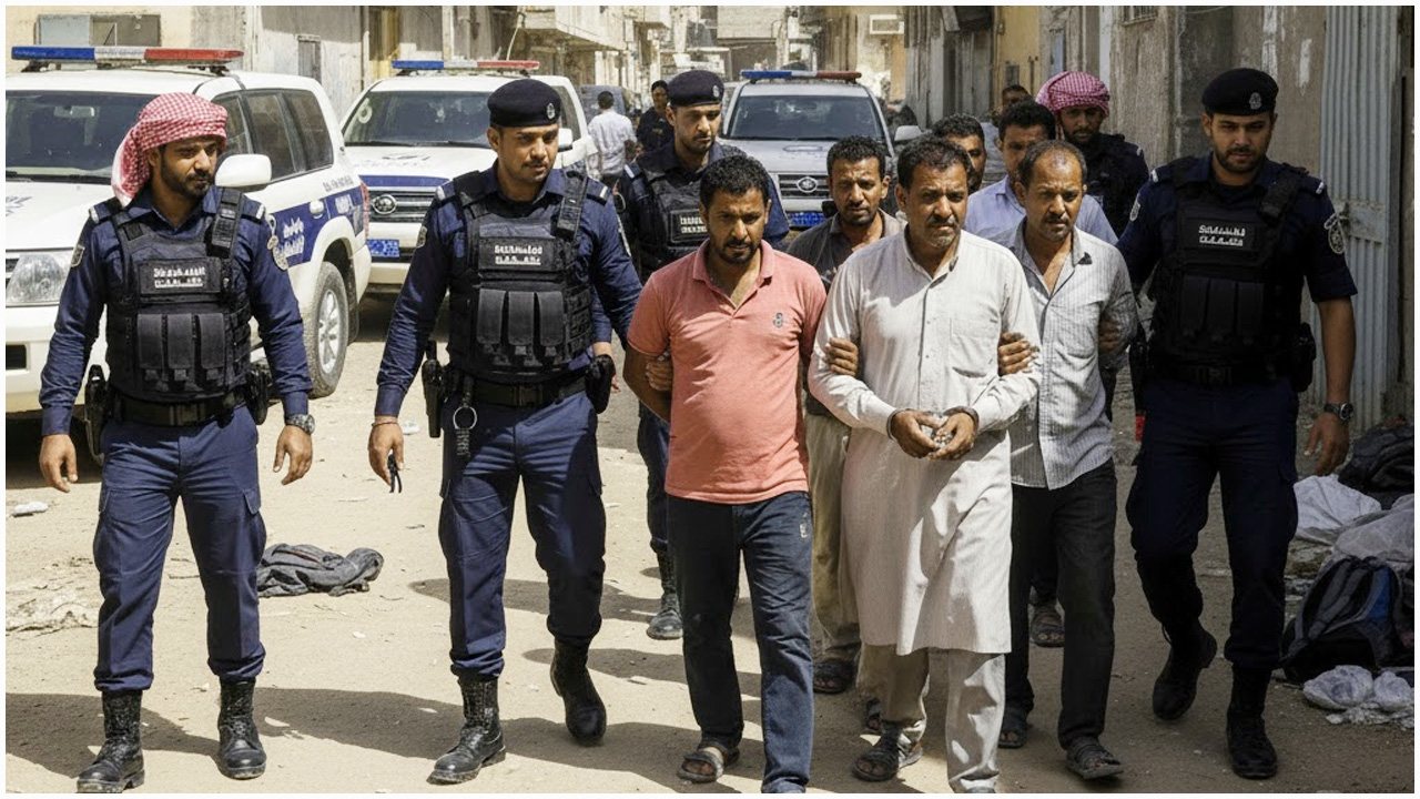 সৌদিতে ব্যাপক ধরপাকড়, ২১ হাজারের বেশি প্রবাসী গ্রেপ্তার