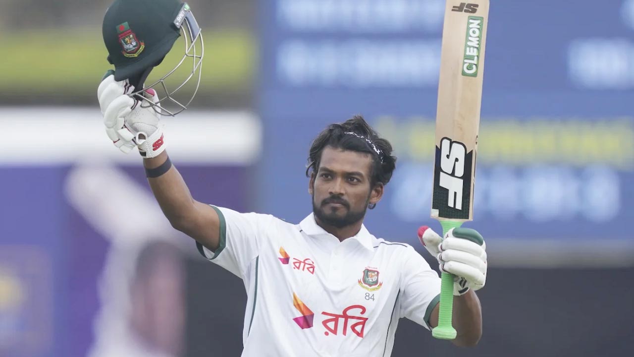 সেঞ্চুরি করেই আউট শান্ত, ৬০০ ছুঁতে পারবে বাংলাদেশ?