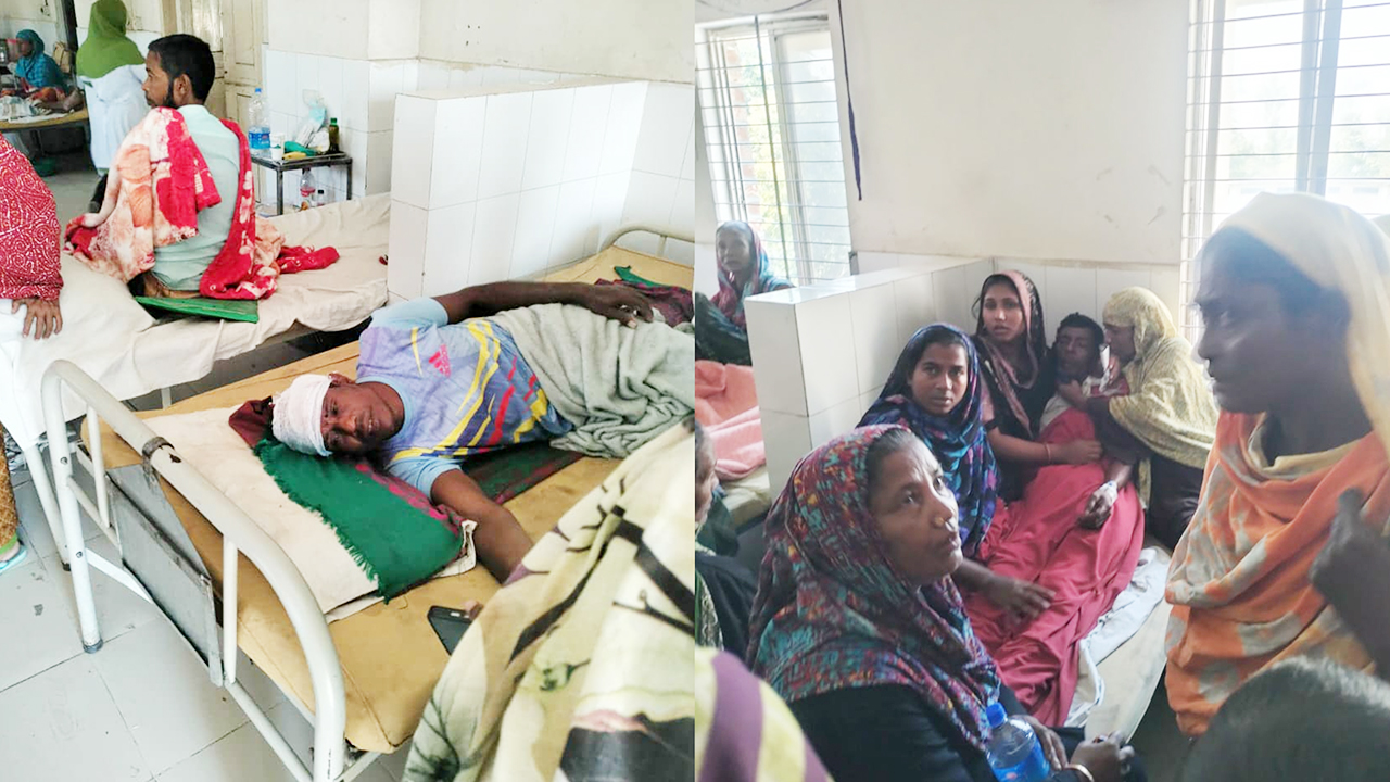 পুকুরের মাছ ধরাকে কেন্দ্র করে সংঘর্ষ, নারী-শিশুসহ আহত ৩০