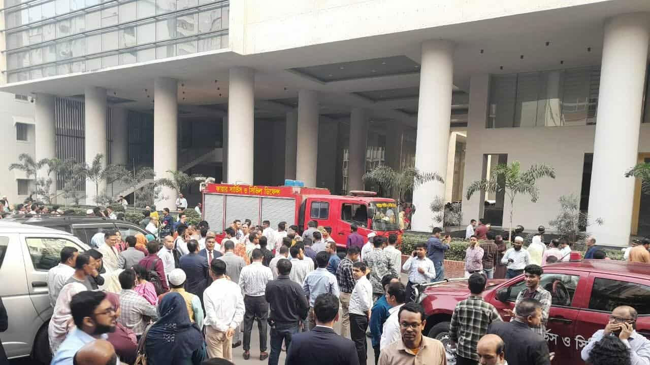 সচিবালয়ের নতুন ভবনে ধোঁয়া, ফায়ার অ্যালার্মে আতঙ্ক