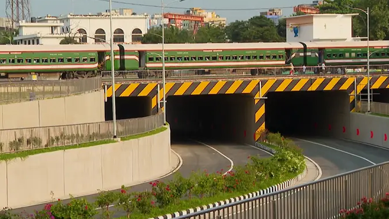 যানবাহন চলাচলের জন্য চালু হলো টিটিপাড়া আন্ডারপাস