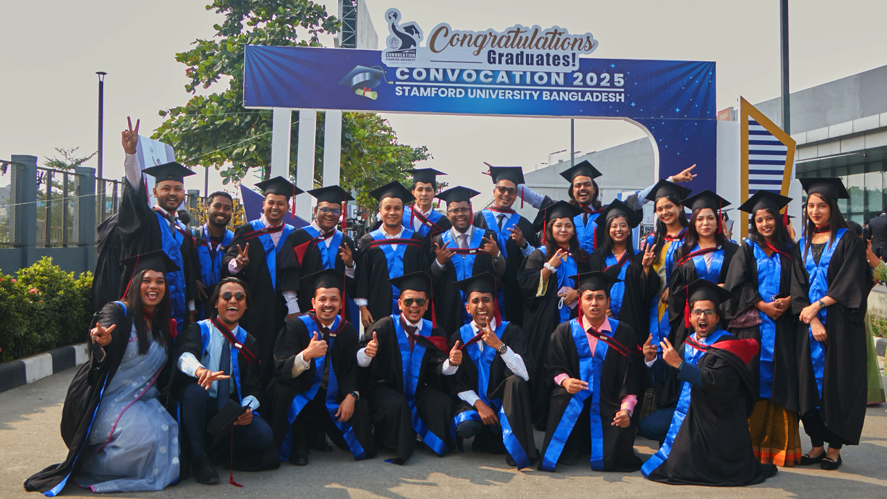 স্টামফোর্ড ইউনিভার্সিটির সমাবর্তন অনুষ্ঠিত