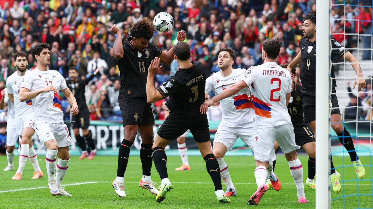 আর্মেনিয়াকে ৯ গোলে উড়িয়ে বিশ্বকাপে পর্তুগাল 