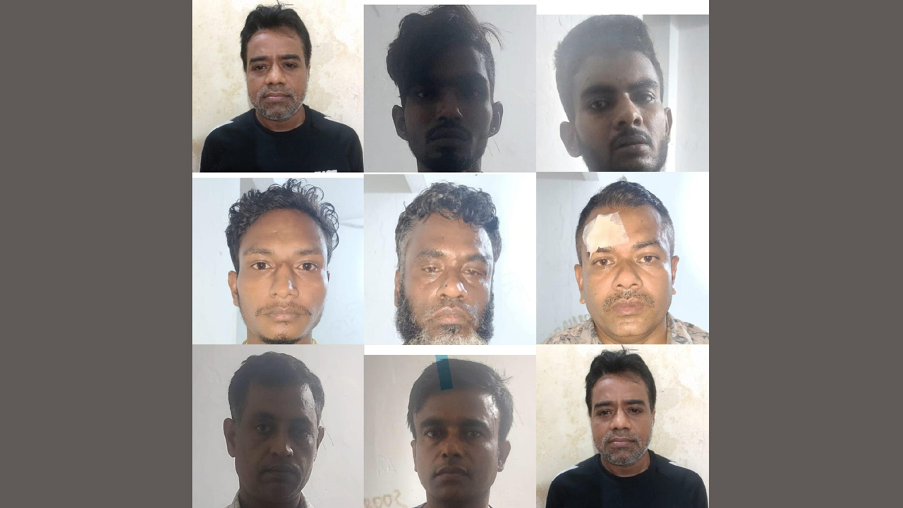 হাতিরঝিলে বিশেষ অভিযানে নয়জন গ্রেপ্তার