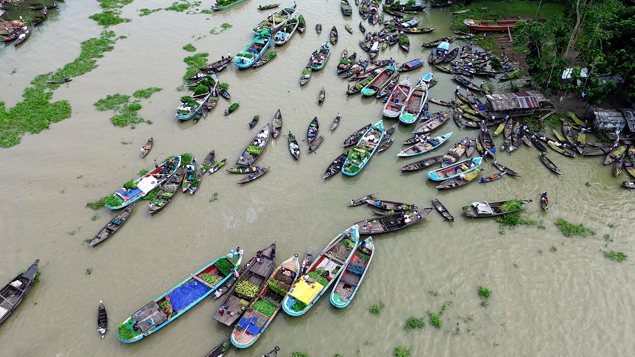 বেলুয়া নদীর ভাসমান হাট, নদীকেন্দ্রিক জনপদের অর্থনীতির চালিকা