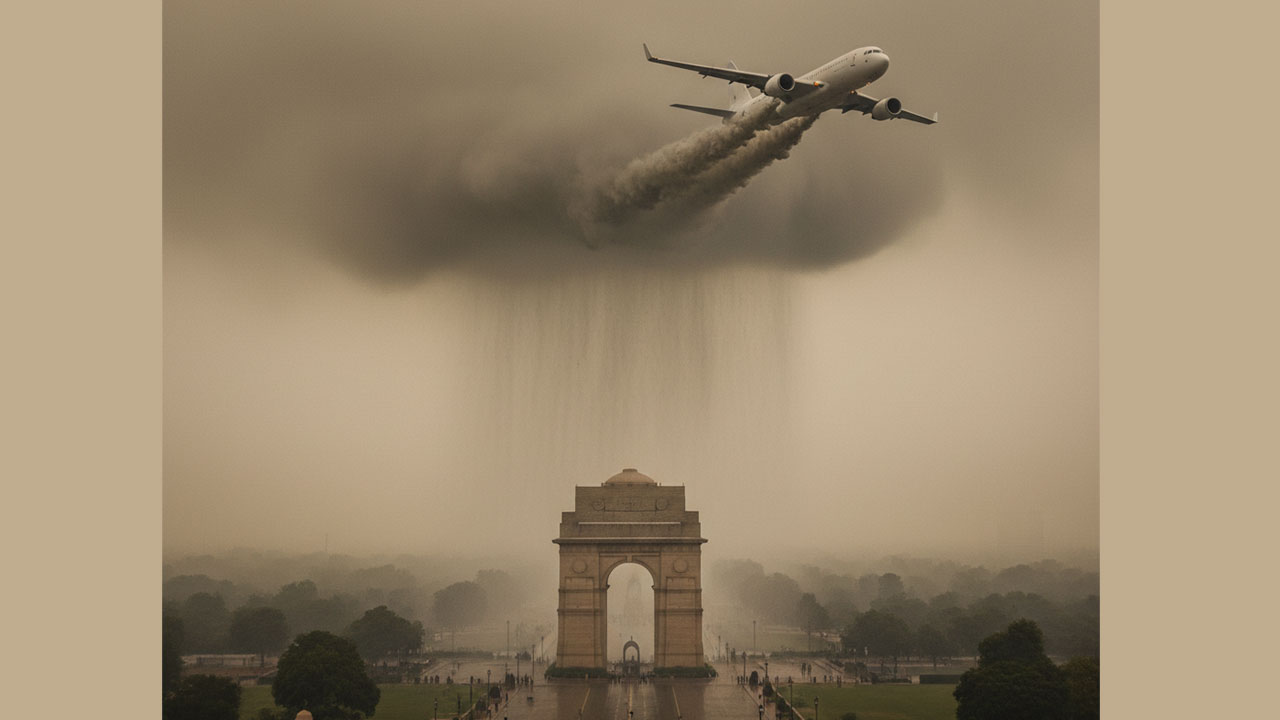 বায়ুদূষণ মোকাবিলায় দিল্লিতে প্রথমবার কৃত্রিম বৃষ্টিপাতের উদ্যোগ 