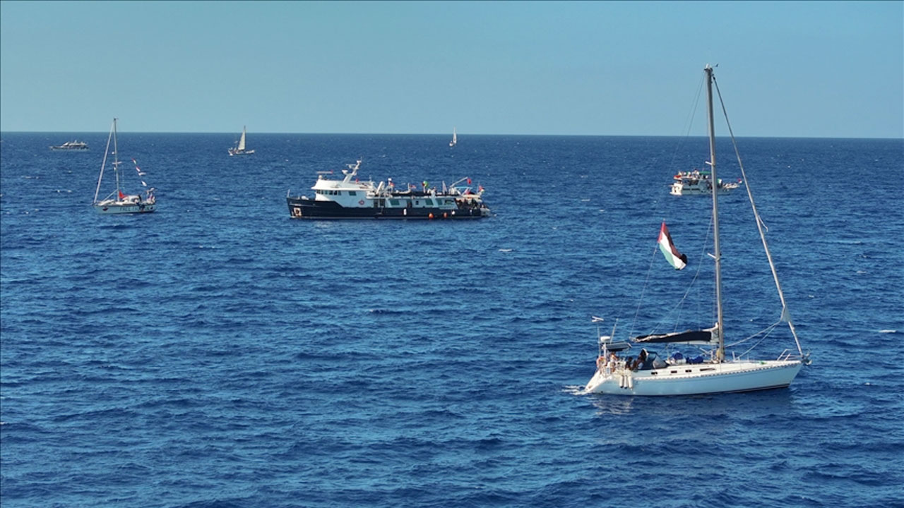 গাজার জন্য ত্রাণবাহী জাহাজবহরকে আটকাতে ব্যর্থ হলো ইসরায়েল