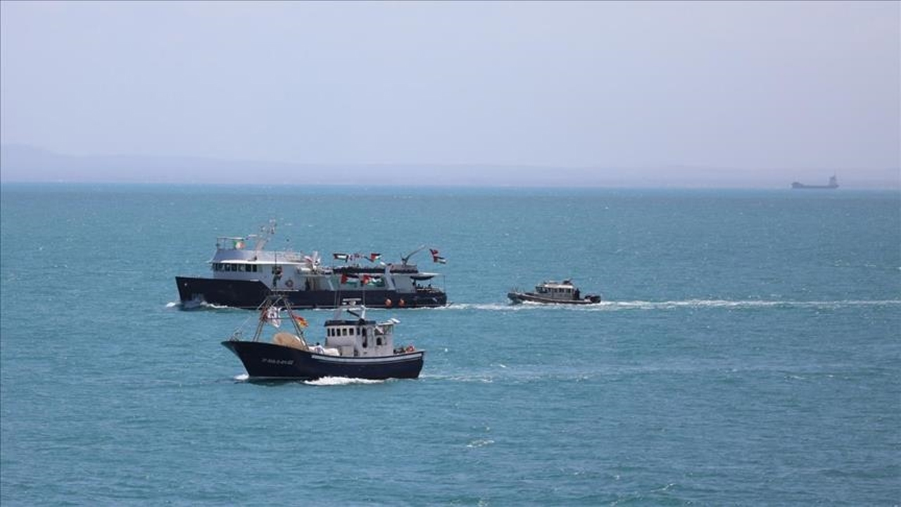 গাজা থেকে মাত্র ১৬০ কিলোমিটার দূরে সুমুদ ফ্লোটিলা