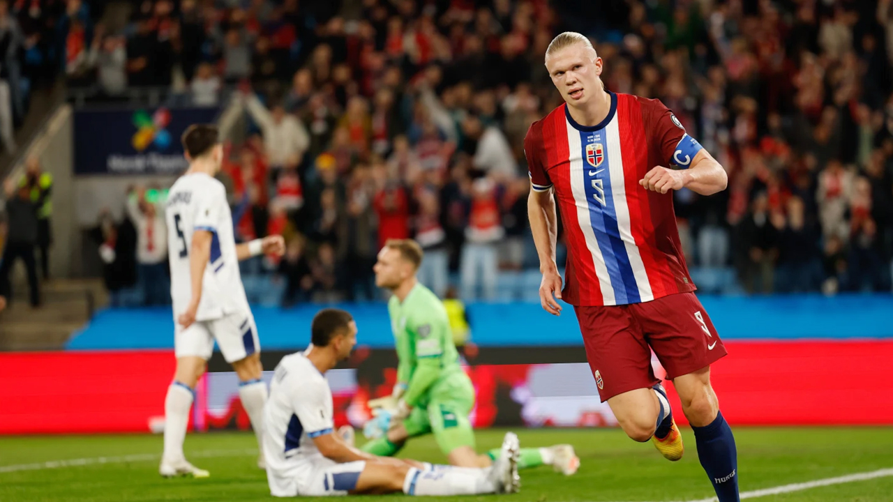 হালান্ডের রেকর্ডময় হ্যাটট্রিকে উড়ে গেল ইসরায়েল