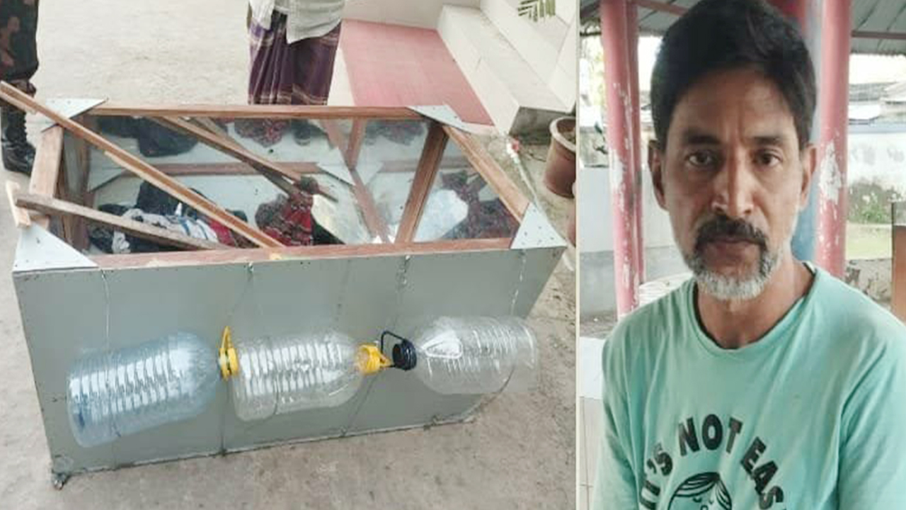 স্টিলের বাক্সে নদীপথে বাংলাদেশে প্রবেশ, ভারতীয় নাগরিক আটক