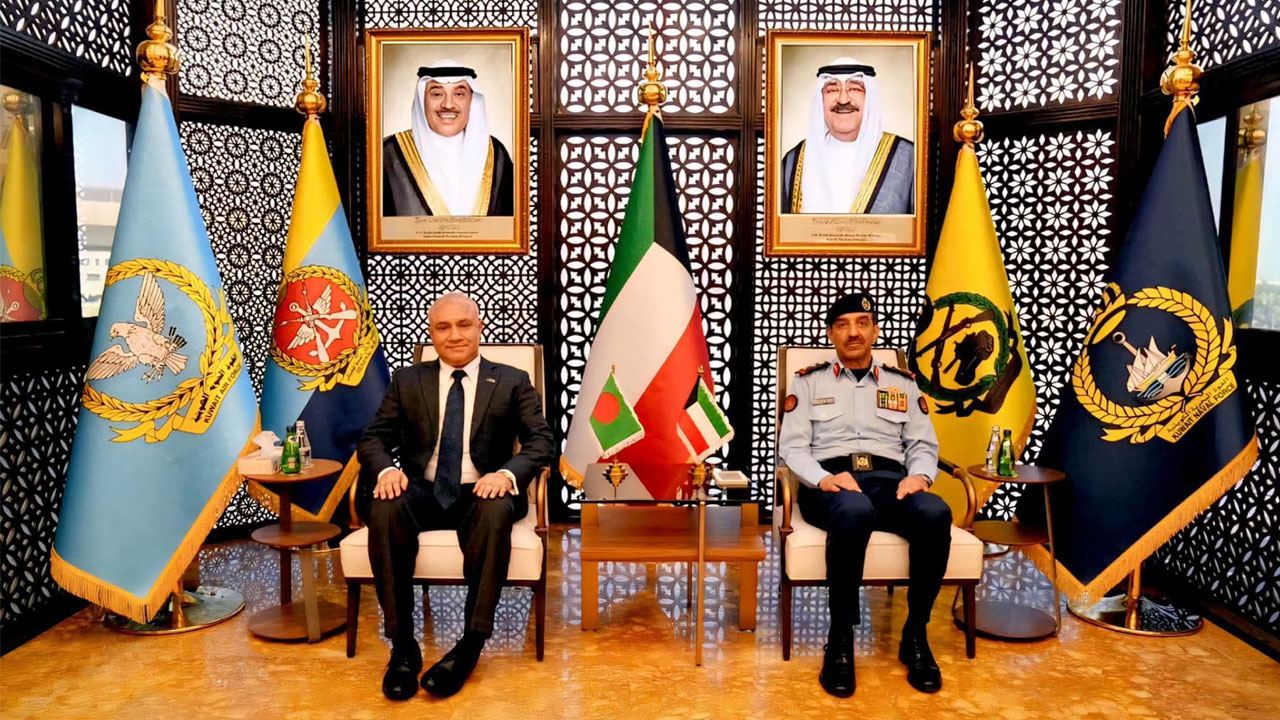 কুয়েতের সশস্ত্র বাহিনীর প্রধানের সঙ্গে বাংলাদেশি দূতের সাক্ষাৎ