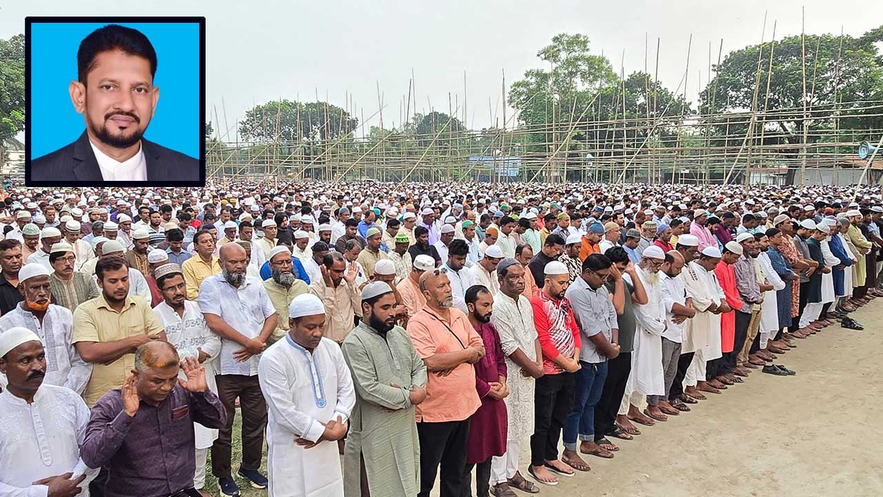 বিএনপি নেতার লাকুর জানাজায় মানুষের ঢল, অশ্রু-শ্রদ্ধা-ভালোবাসায় বিদায়