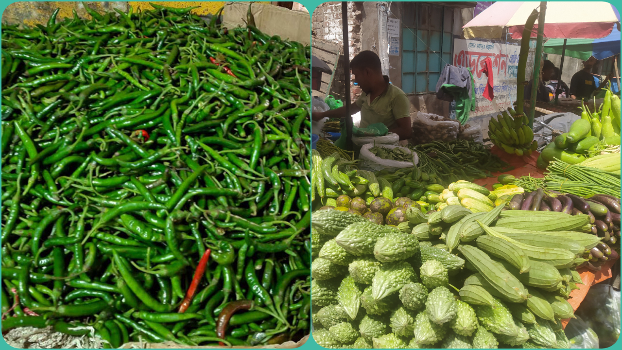 কাঁচা মরিচ অর্ধেক দামে, কমেছে বেশিরভাগ সবজির দাম