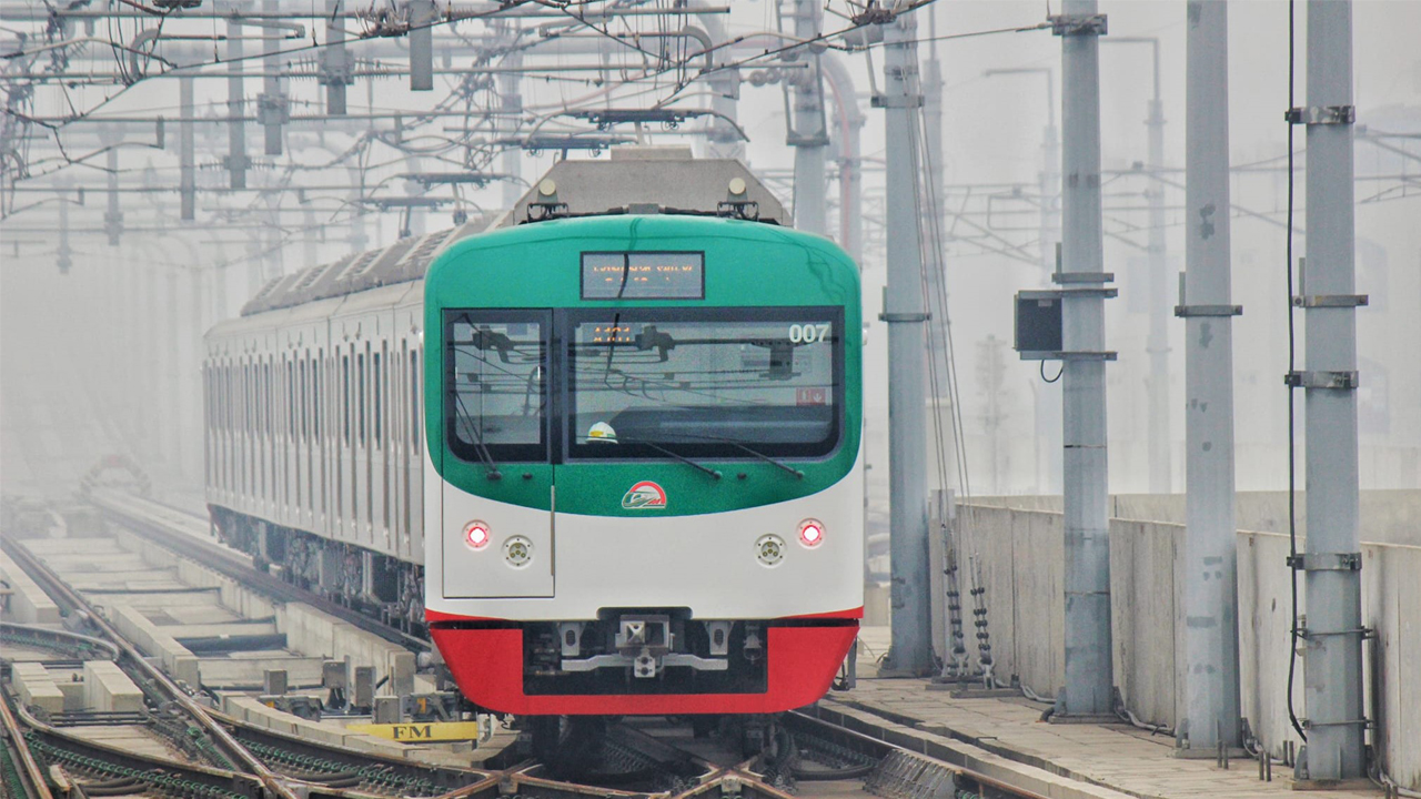 মতিঝিল-শাহবাগ রুটে চলছে মেট্রোরেল