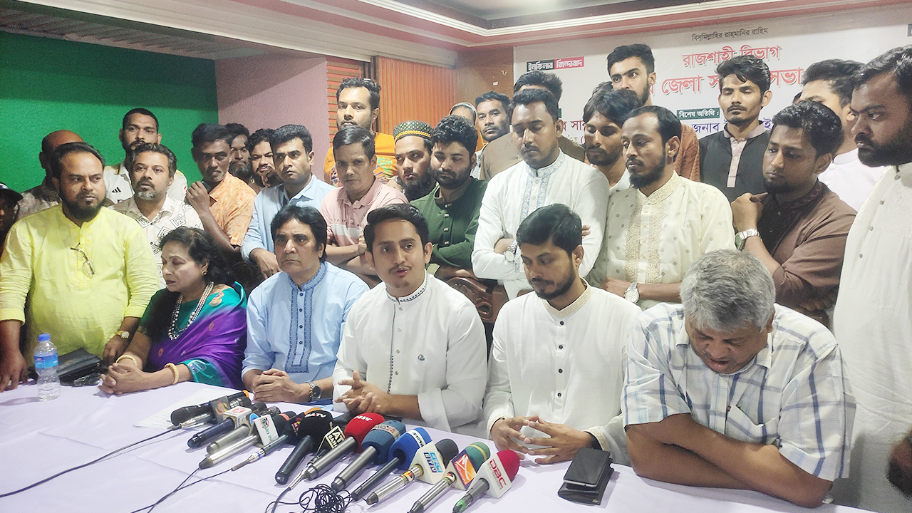 শাপলা প্রতীক ছাড়া অন্য কোনো অপশন নেই: সারজিস আলম