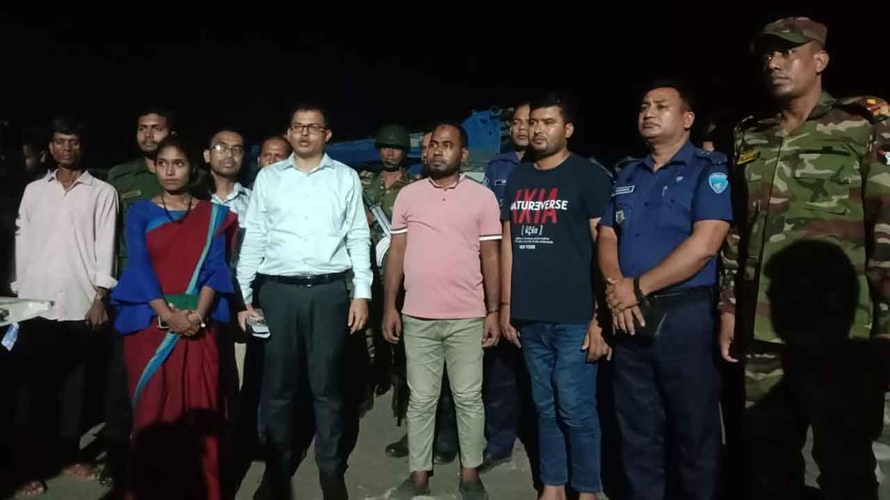 বালু উত্তোলনের দায়ে ঠিকাদারি প্রতিষ্ঠানের দুই কর্মকর্তার কারাদণ্ড