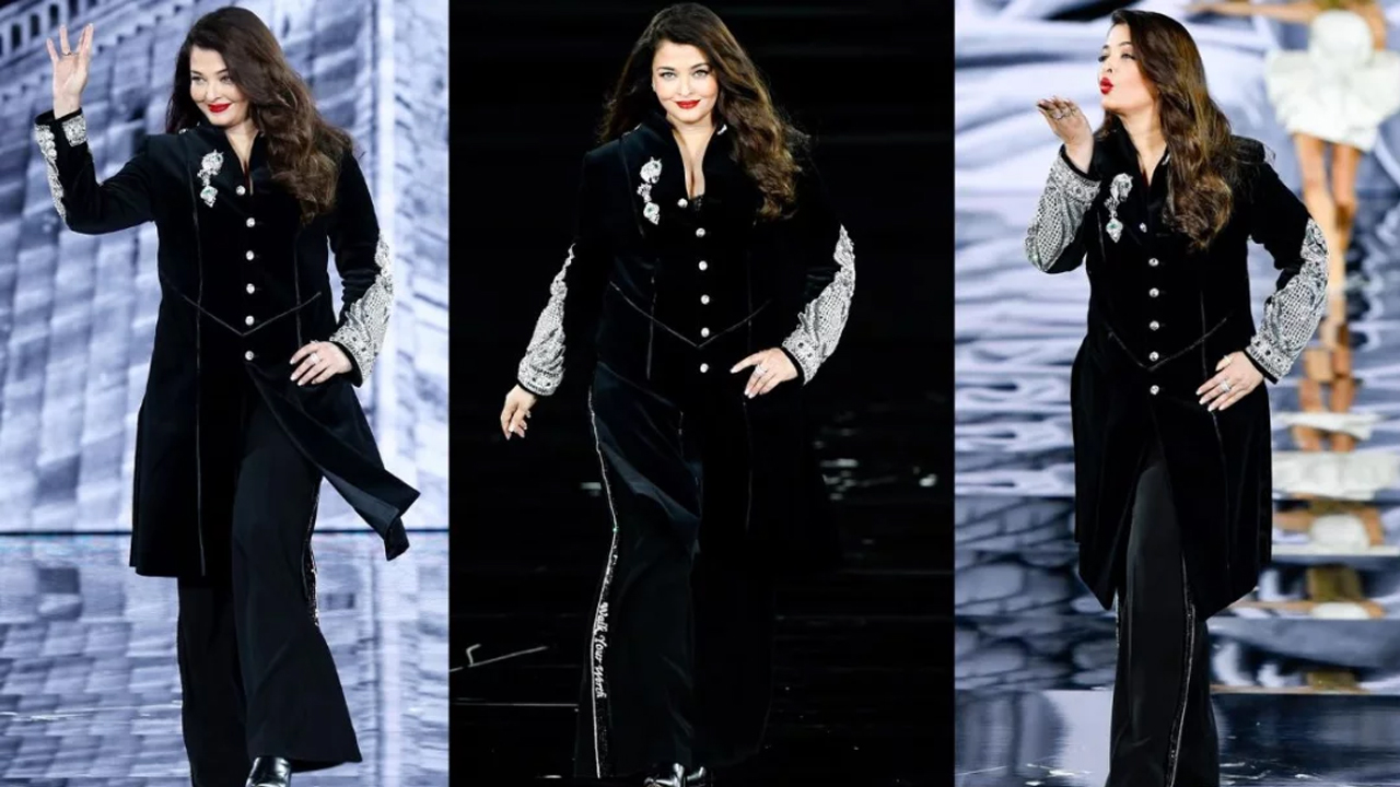 প্যারিস ফ্যাশন উইকে র্যাম্প মাতালেন ঐশ্বরিয়া