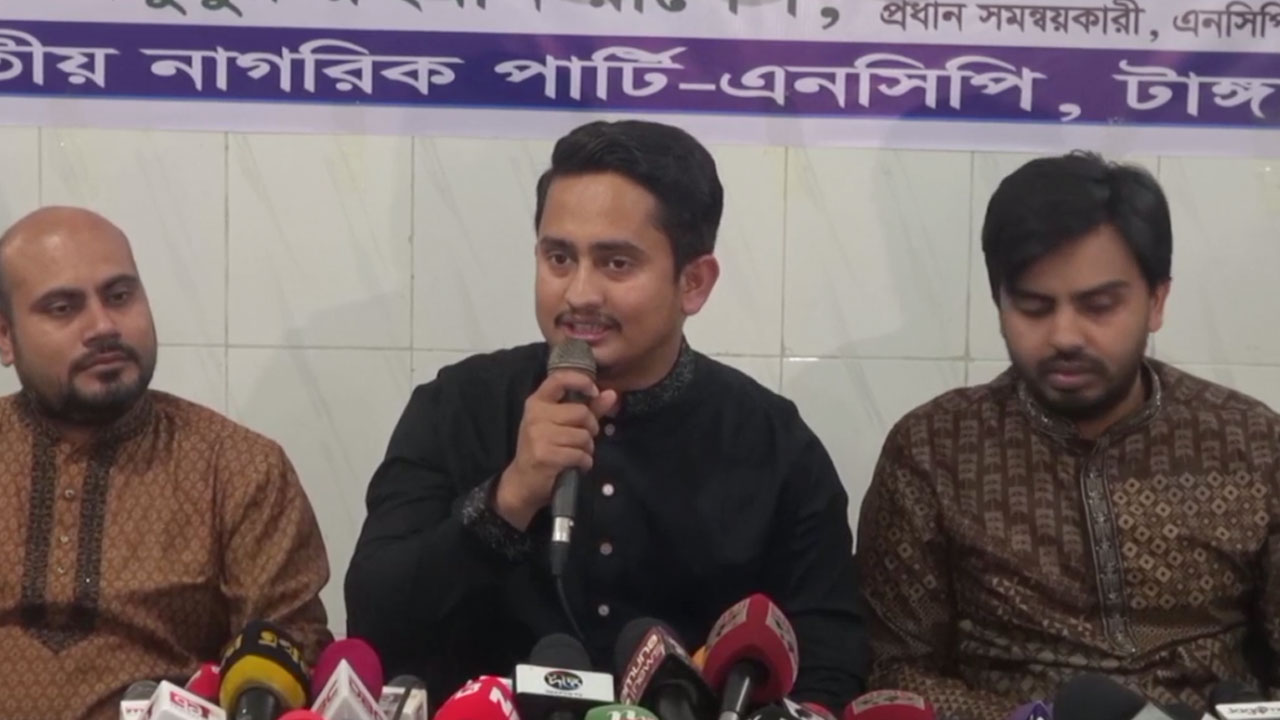 শাপলা প্রতীক নিয়েই আগামী নির্বাচনে অংশগ্রহণ করব : সারজিস আলম