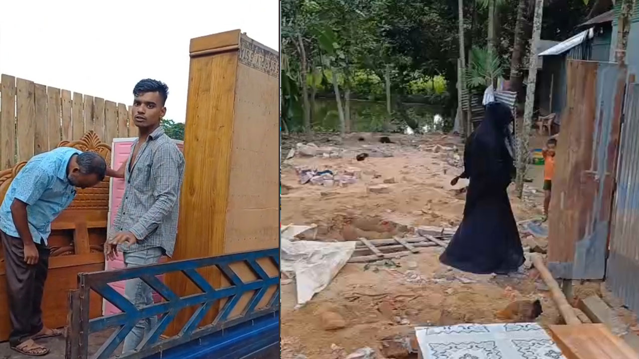 সুদের টাকা না পেয়ে কৃষকের বাড়ি ভাঙচুর-লুটপাট করলেন ইমাম