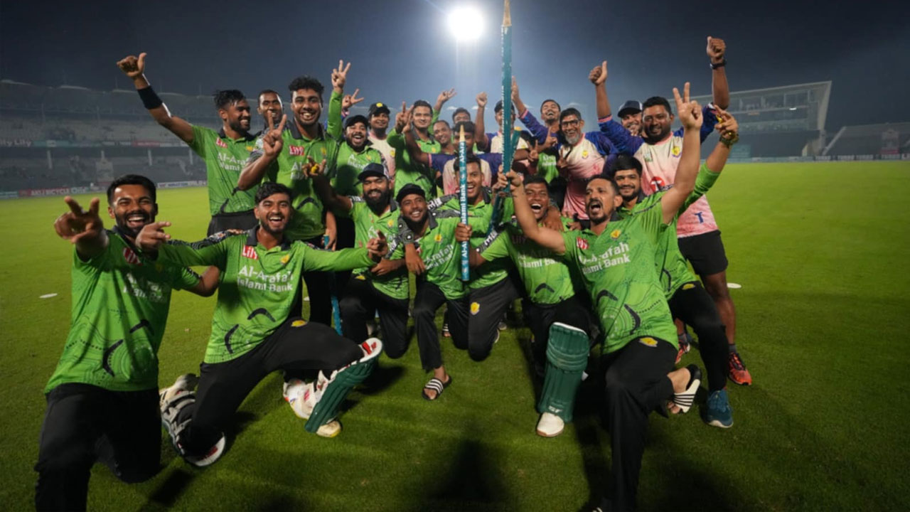 নাসিরের অলরাউন্ড পারফরম্যান্সে চ্যাম্পিয়ন রংপুর