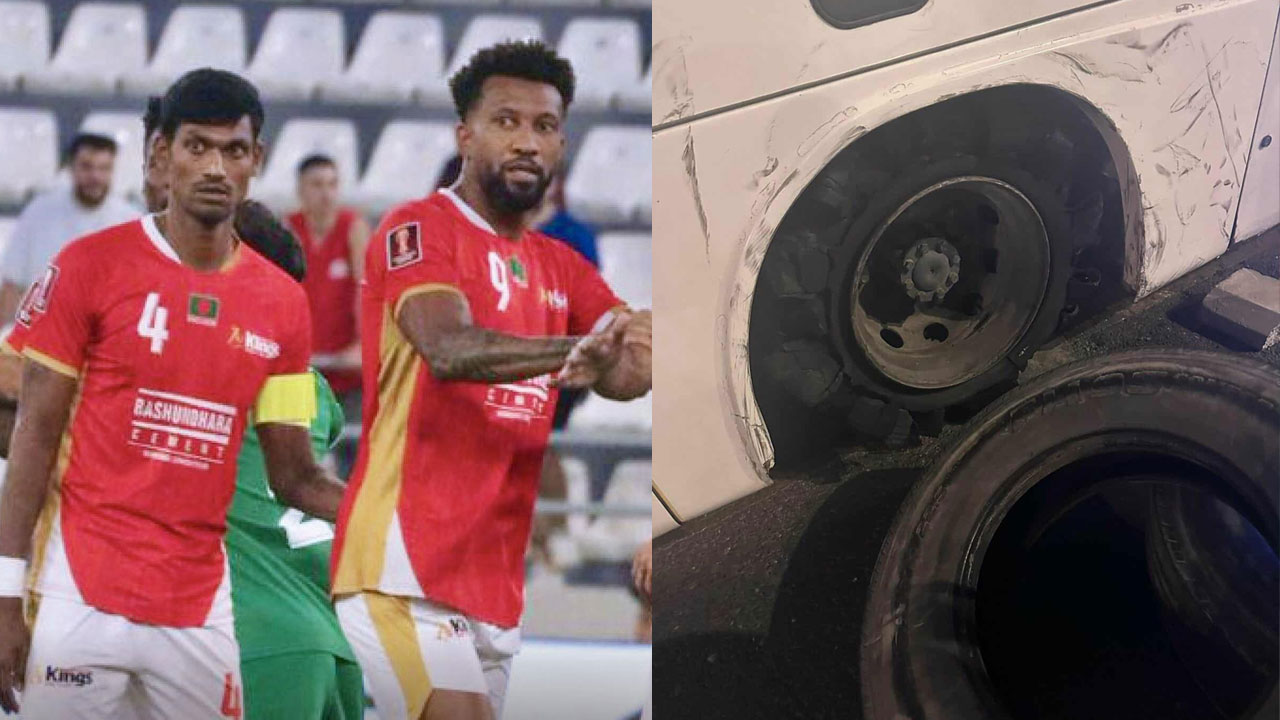 কুয়েতে দুর্ঘটনার কবলে কিংসের বাস, অনুরোধ রাখেননি ম্যাচ কমিশনার