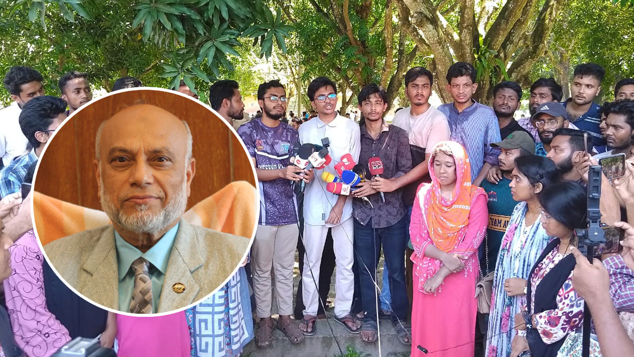 ক্ষমা চাইতে বললেন শিক্ষার্থীরা, উপাচার্য বললেন, ‘কোনো অন্যায় করিনি’