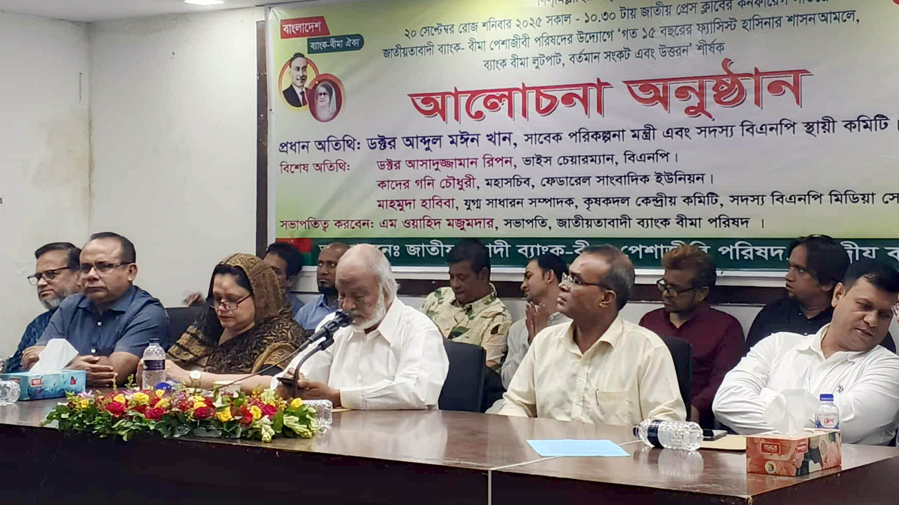 স্বৈরাচারী সরকার দেশের অর্থনীতি ধ্বংস করে দিয়ে গেছে : মঈন খান