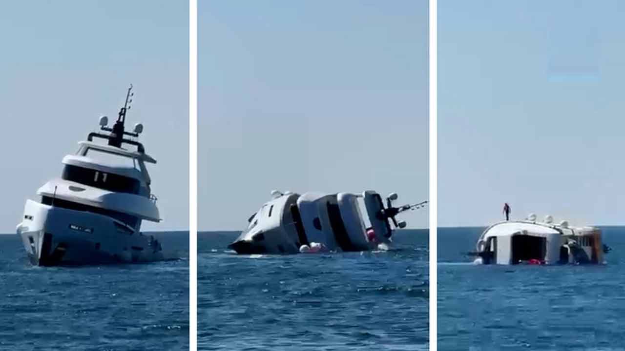 ভিডিও : প্রথম ভ্রমণেই ডুবে গেল ১০ লাখ ডলারের বিলাসবহুল ইয়ট