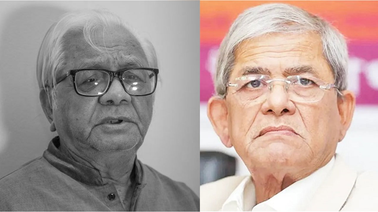 বদরুদ্দীন উমর আমৃত্যু জনগণের স্বার্থে রাজনীতি করে গেছেন : মির্জা ফখরুল