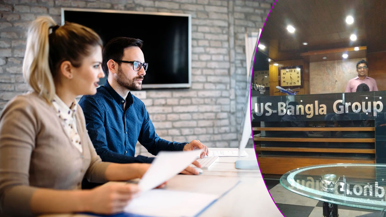 অভিজ্ঞতা ছাড়াও ইউএস-বাংলা এয়ারলাইন্সে চাকরি, ছুটি ২দিন 