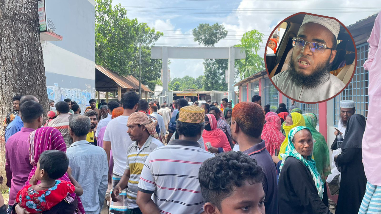 ১০ টাকায় ইলিশ বিক্রির ঘোষণা, জনতার ভিড়ে পালালেন এমপি প্রার্থী