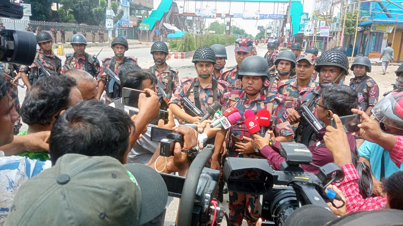 উত্তরা ইপিজেডে সংঘর্ষের ঘটনায় নিরাপত্তা জোরদার