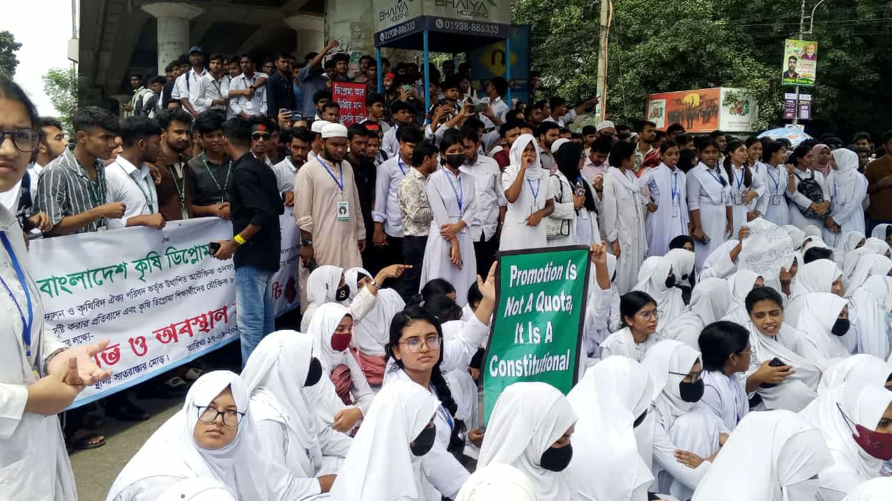 কারিগরি শিক্ষার্থীদের আন্দোলনে শিক্ষকদের সমর্থন