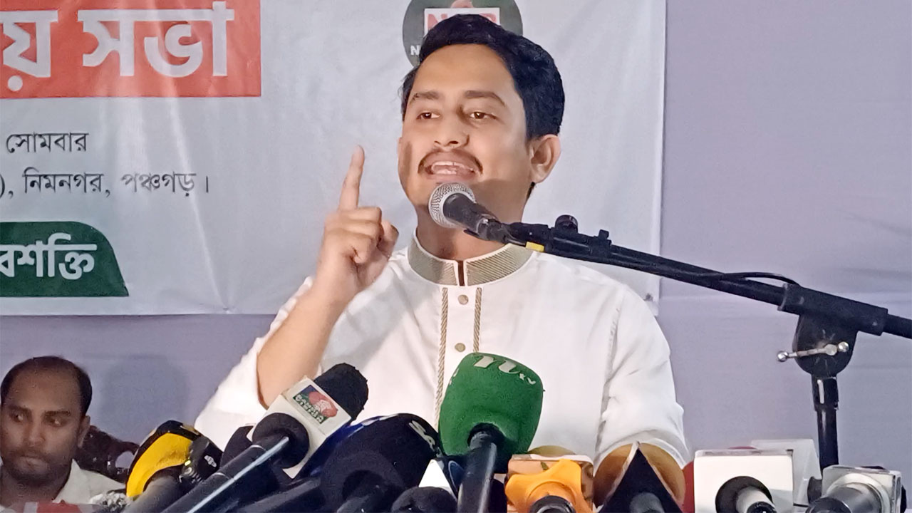 এনসিপির মার্কা শাপলাই হতে হবে, অন্য কোনো অপশন নেই