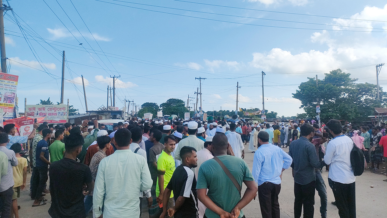 সিলেট-সুনামগঞ্জ মহাসড়ক ২ ঘণ্টা অবরোধ