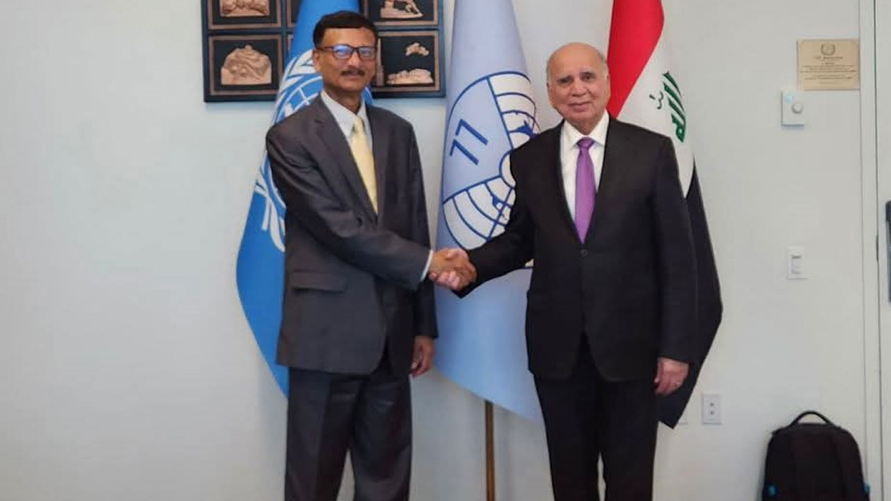 পররাষ্ট্র উপদেষ্টার সঙ্গে ইরাকের পররাষ্ট্রমন্ত্রীর সাক্ষাৎ