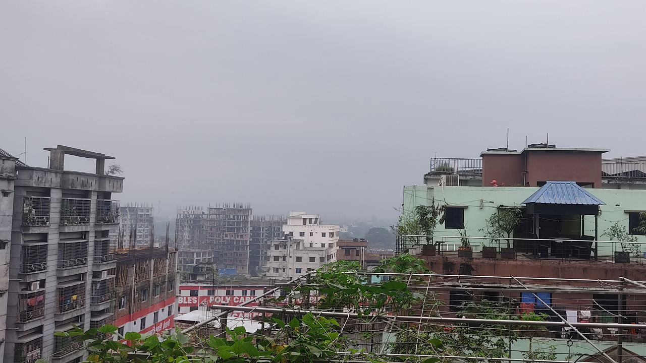 সকালে হালকা কুয়াশার পর ঢাকার আকাশ মেঘলা